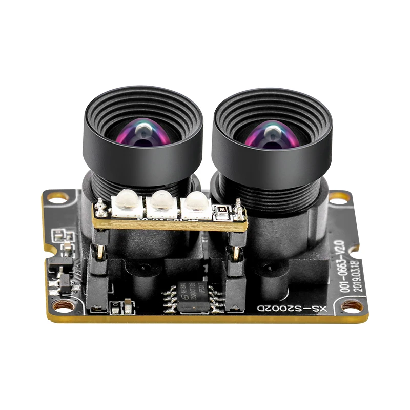 Customized Omnivision RXS2719  sensor 2MP 1080P Dual Lens Color & IR images USB2.0 face recognition Camera Module