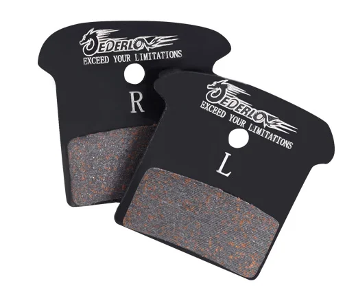 Bicycle Disc Brake Pads Compatible with Shimano J02A/J03A - Resin with Cooling Fin