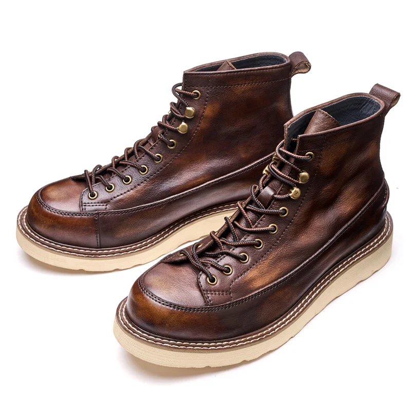 Fashion Design mens leather formula boots Premium Quality Handmade tresemme botanique High Top cowboy boots