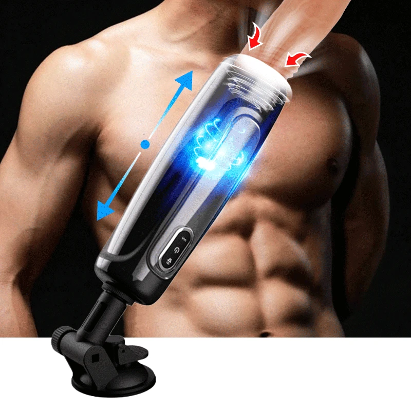 Automatic Rotation Sex Machines Male Masturbator Cup Silicone Vagina Real Pussy  Pocket Adult Masturbation Toys for Men