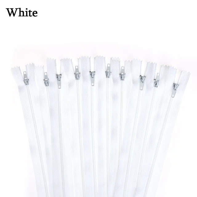 
70cm/75cm open end atuo lock invisible nylon reversible zipper for garment 