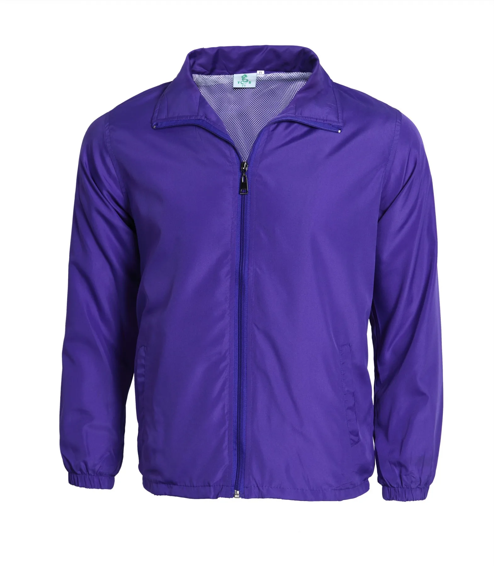 Factory OEM wholesale cheap price  adults and kids waterproof windbreaker jacket coat with zipper windbreaker