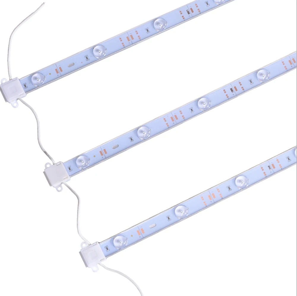 12leds 95cm SMD3030 LED  rigid light bar with lens for advertising light box office lamp