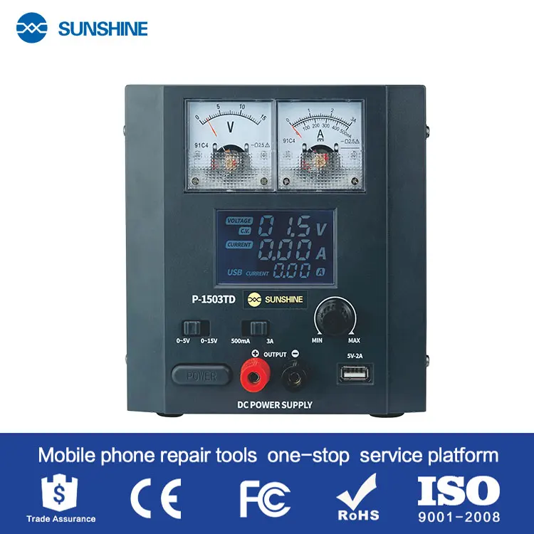 SUNSHINE P1503TD 15V 3A источник питания с ремонтным