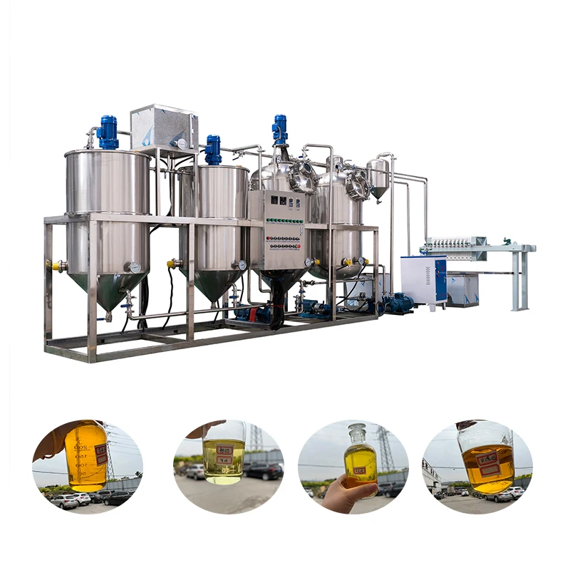 Automatic Corn Germ Seed Roaster Oil Refining Processing Machine