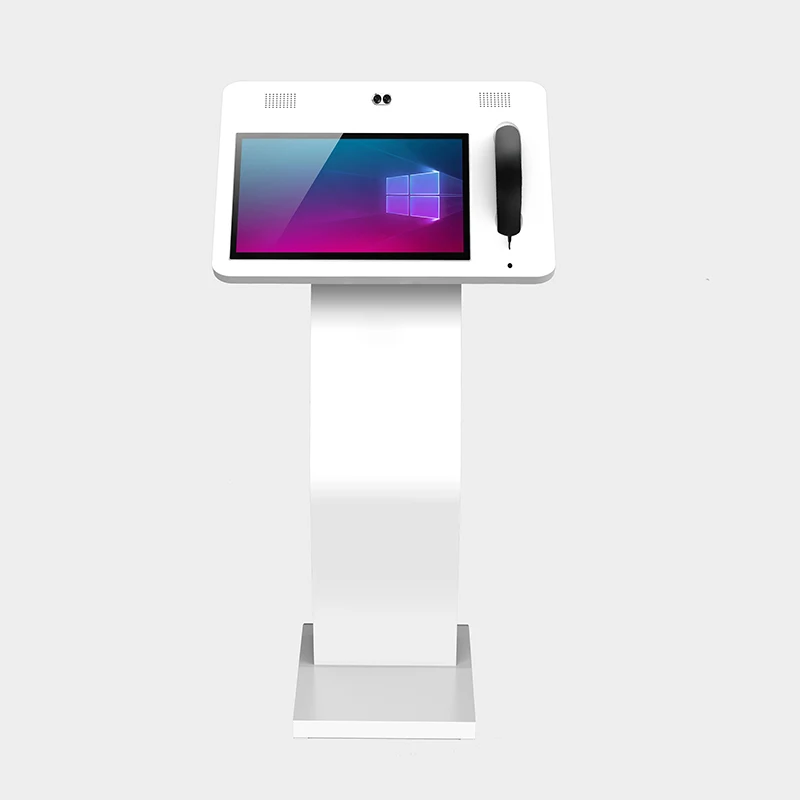 free standing  Interactive Information Kiosk Advertising Display Kiosk for Mall