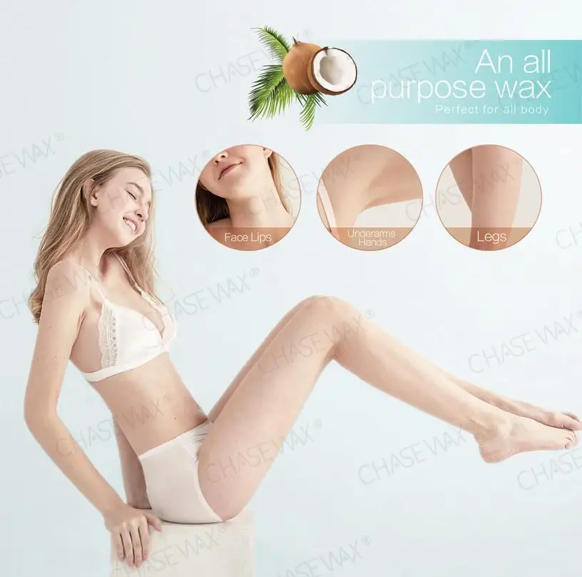 Hairless1000g Tea Tree Hard Wax Painless Hair Removal Wax Hot Wax Beans For Men And Woman