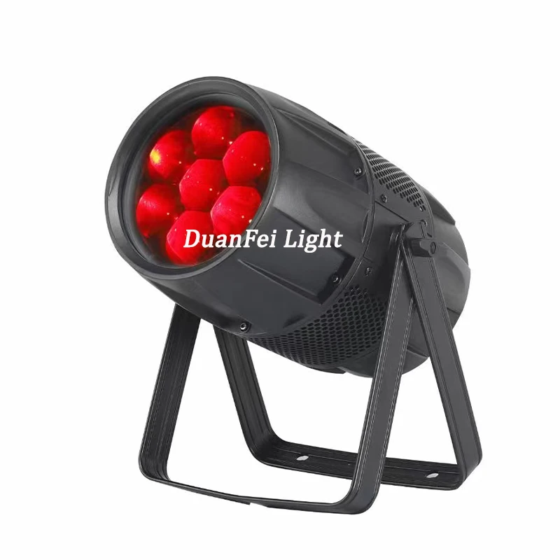 waterproof wash lyre dmx smooth dimming 7x40w rgbw quad 4in1 led zoom par ip65