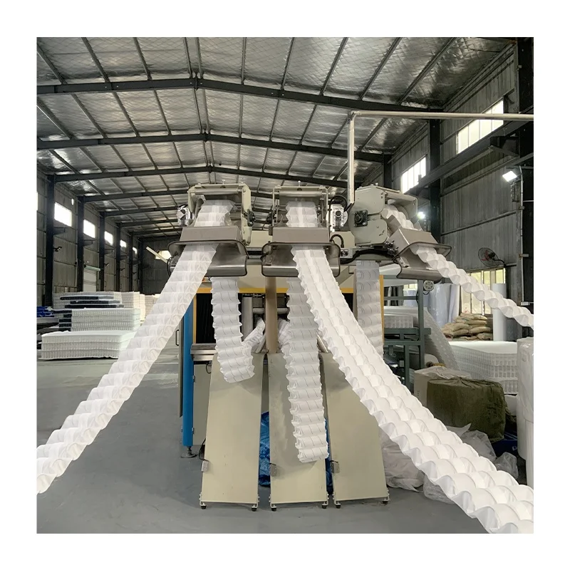 Wholesale Cheap Bed Mattresses Metal White Blue Grey Color Pocket Spring Sleep Well Roll Up