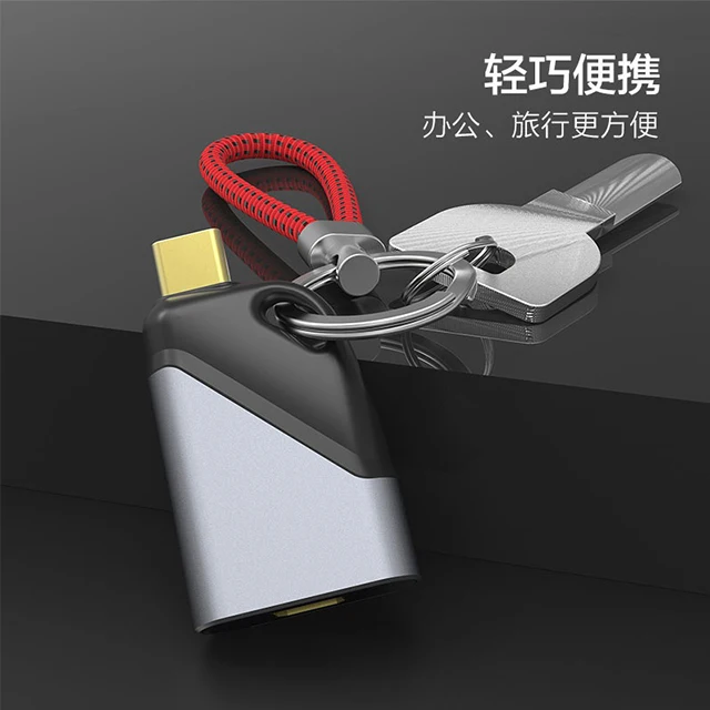 OEM логотип 10 Гбит/с OTG Брелок Тип C адаптер USB для 3