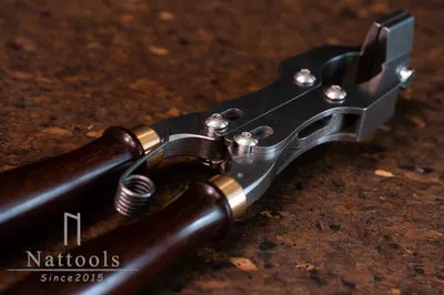 Leather Craft Flatten Pliers Straight Head Leather Edge Adjustment Press Pliers Clamp Side Snips Nipper for Leather Belt and Bag