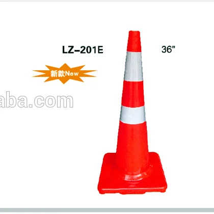 
A new PVC reflective road cone for safety warning 
