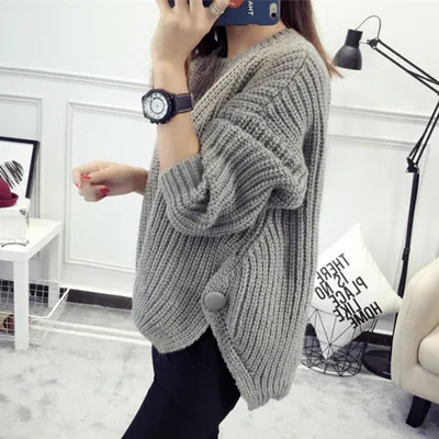 Autumn Winter Women Sweaters And Pullovers Korean Style Long Sleeve Casual Crop Sweater Slim Solid Knitted Jumpers