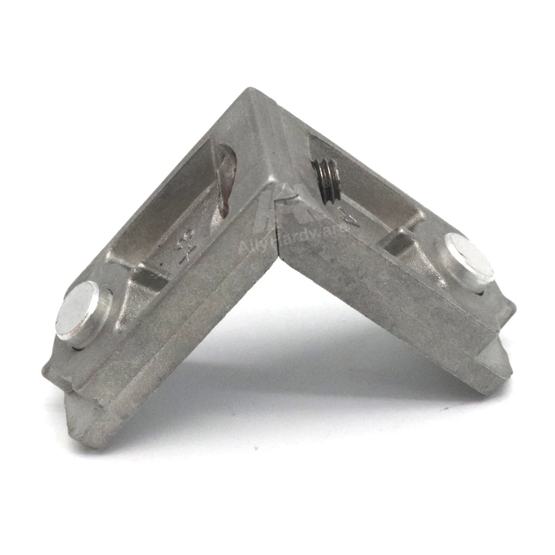 China supplier 90 degree die cast aluminum door window corner joint