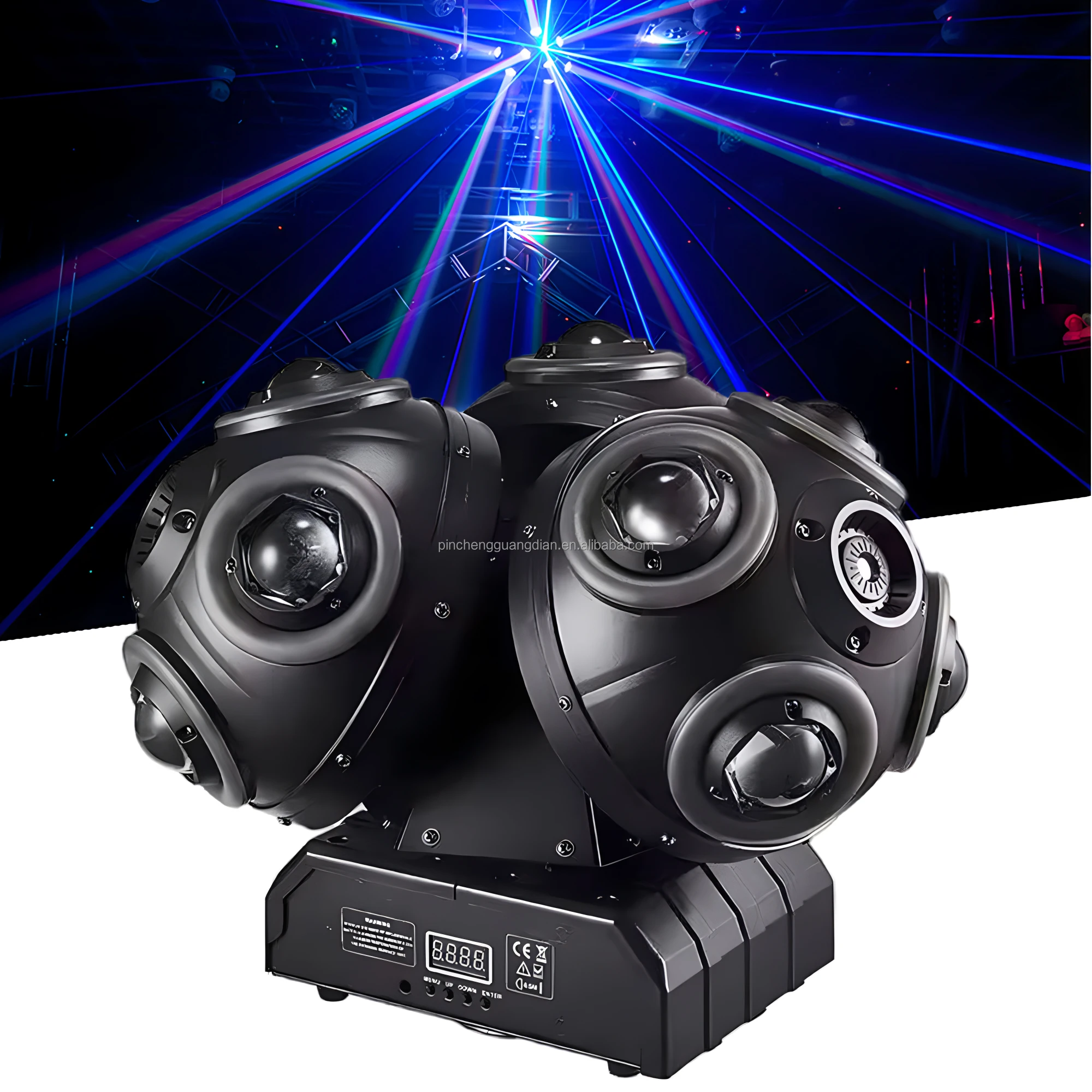 Новый стиль Planet 3 диско-шаровая лампа DMX512 три руки 12 шт. 10 Вт светодиодные движущиеся фары для вечеринок лазерное сценическое освещение диско