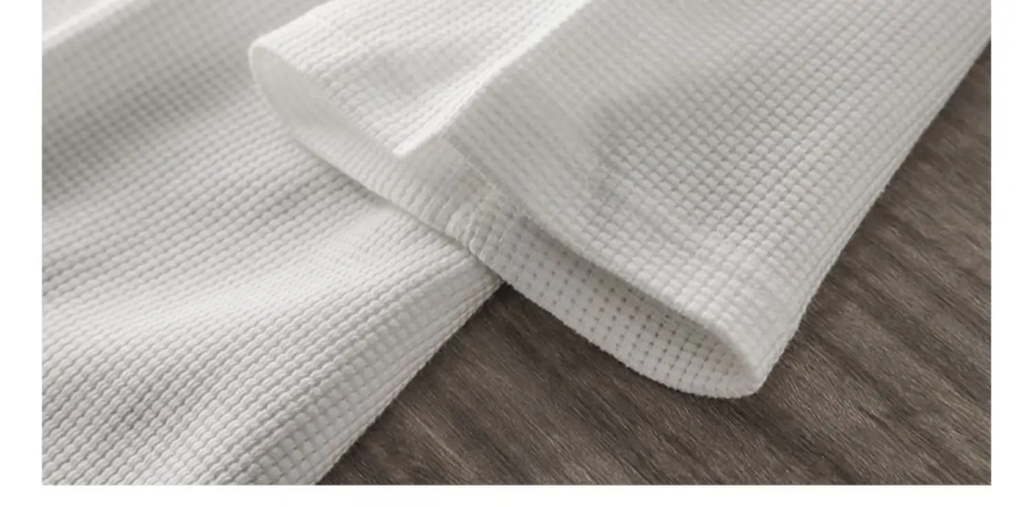 Custom Logo Printing Graphic Waffle Style Printing Polyester Blank Fitted Mens Oversized T Shirt