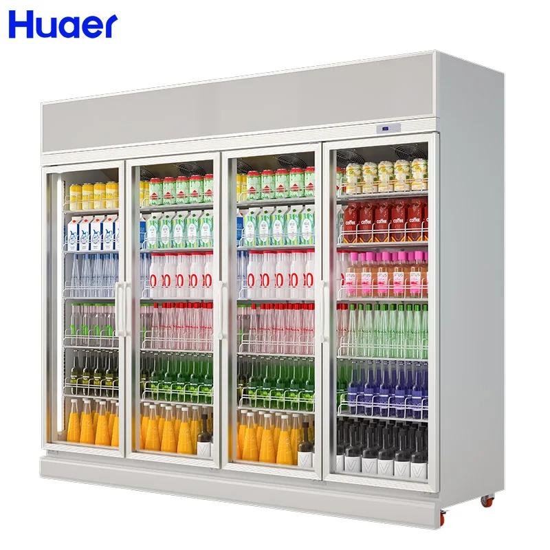 Chinese supermarket remote used display professional refrigerator