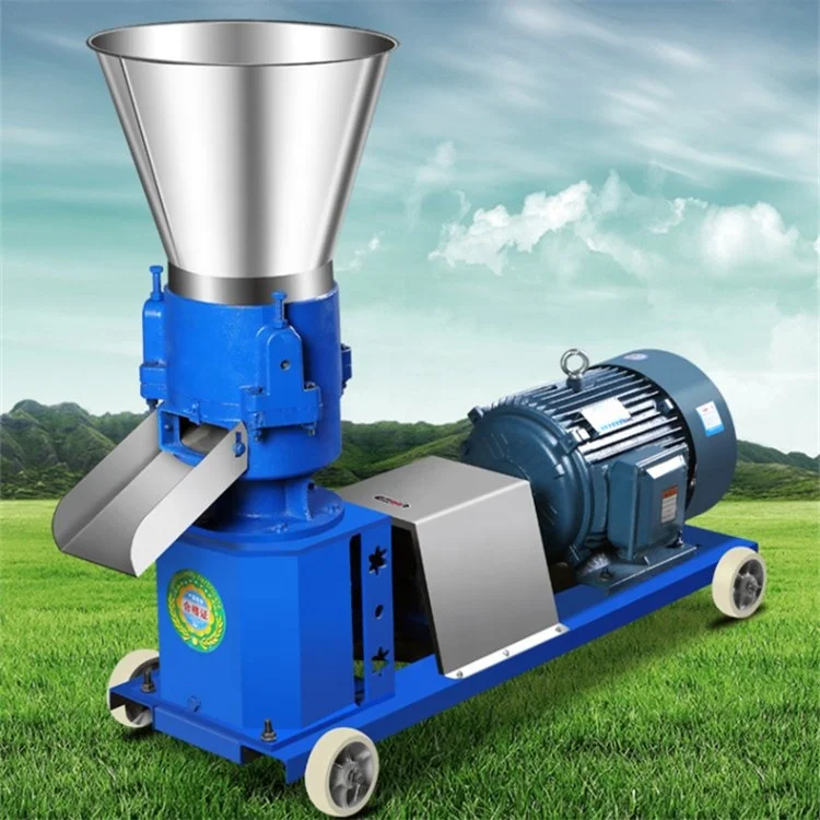 Animal poultry feed processing machine pet animal floating fish food chicken cattle goat poultry feed pellet making machine