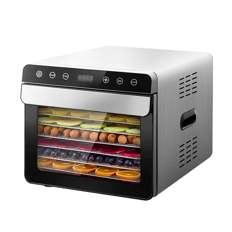 Small Capacity 6 Trays Home Use Digital Control Orange Banana Apple Drying Machine Fruit Dryer Dehydrator