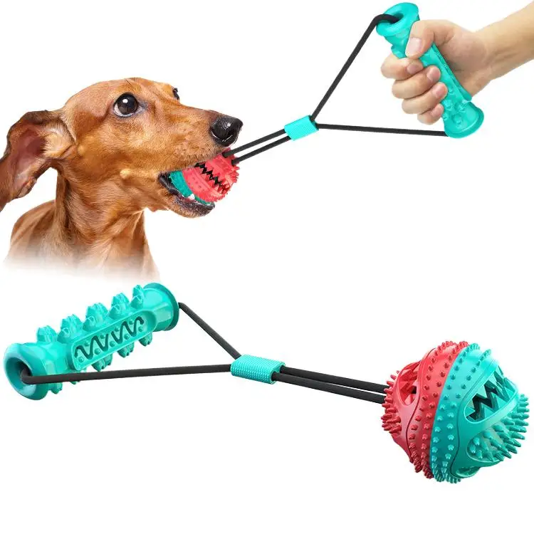 Pet Model Drawstring Training Molar Long Lasting Food Dropping Ball Dog Toy