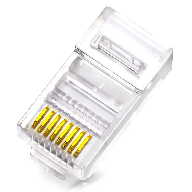 Utp cat6 cat5e 8p8c 6-контактный разъем 1U 3U 5U позолоченный сетевой Кабельный разъем