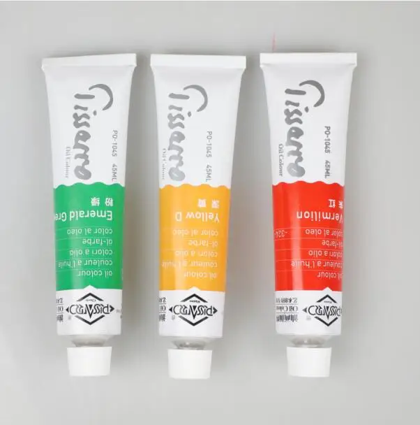 Fine quality oil paint in aluminum tube at wholesale price for artist