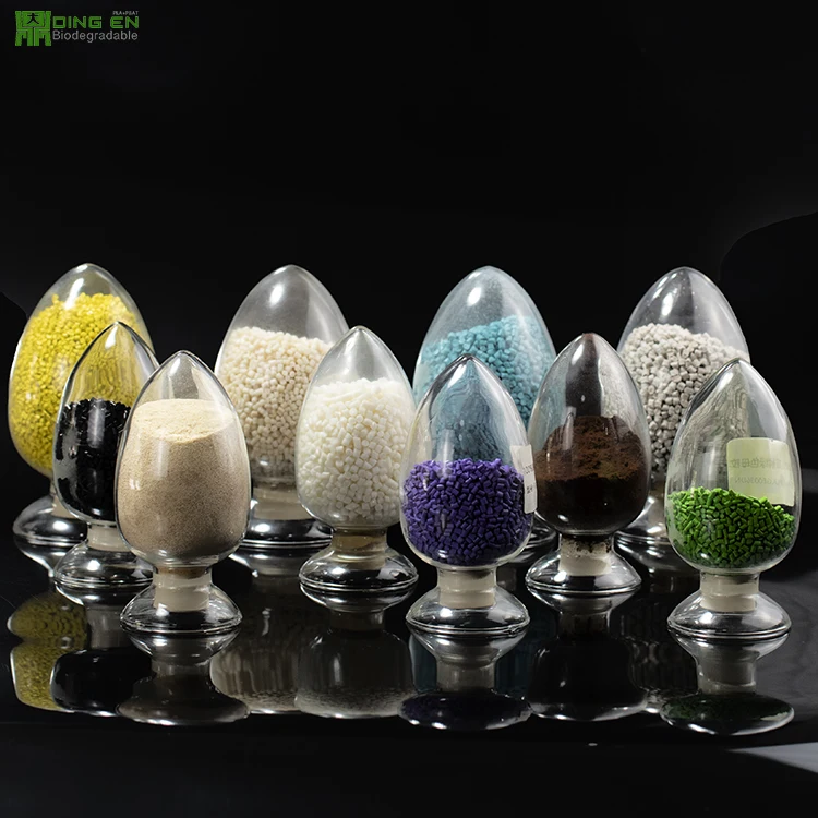 100% Biodegradable PLA PBAT Compostable Raw Materials for Packaging & Printing Zip-Lock Bag Bone Strip
