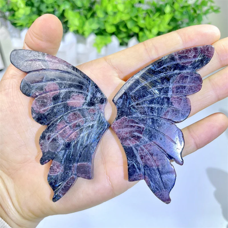 Customized Wholesale Factory Price Crystals Carving Craft Butterfly Wings For Home Decoration