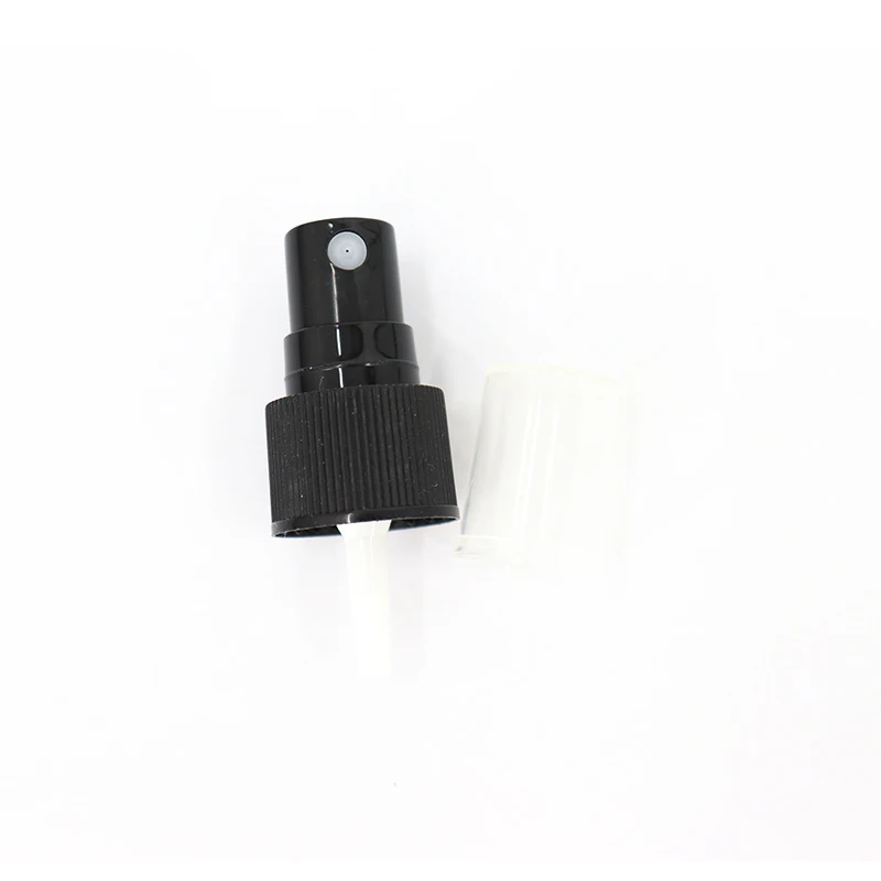 In Stock Black White DIN 18mm 20mm PET Bottle Pump Spray Head Neck Size 18/20 410 Plastic Packaging Bottle Spray Pump Cap
