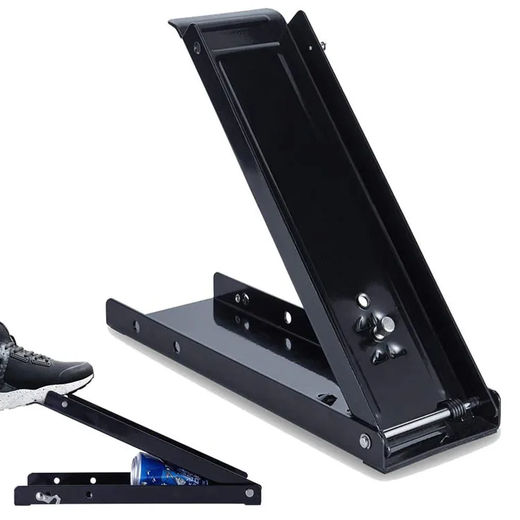 Push Aluminum Can Crusher Valve Eco-Friendly Recycling Tool Heavy Duty Pneumatic Cylinder Soda Beer Can Crusher