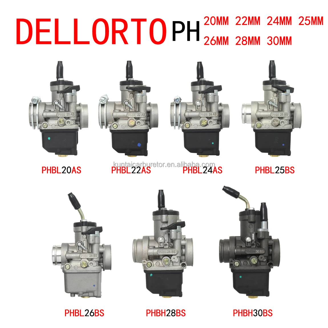 PHBH 28BS 30BS PHBL 20AS 22AS 24AS 25BS 26BS Carburetor For Italy Dellorto 50-300cc Motorcycle Carburatore Carburador