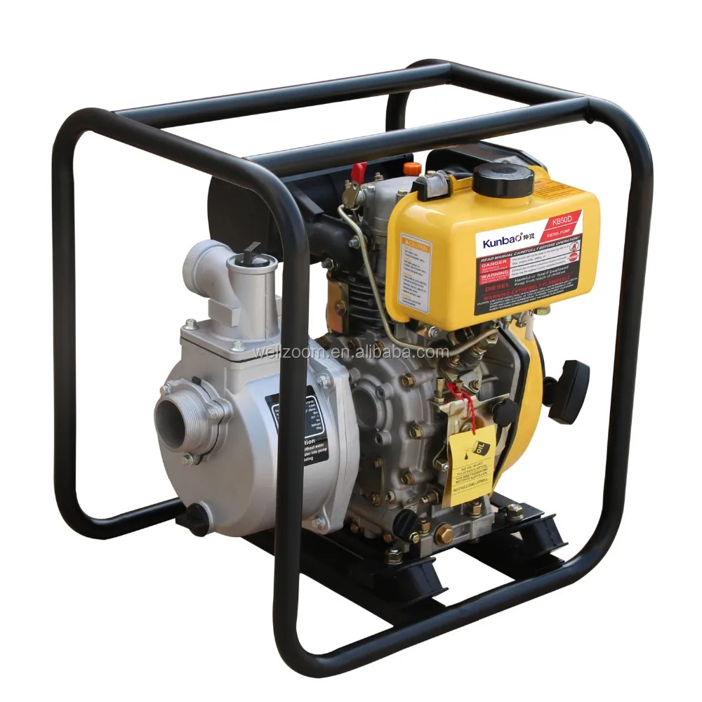 Intelligent  Diesel Water Pump 2inch KB50 Recoil Start Electric Start