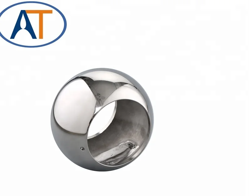 Factory direct sale newest technique industry use hollow stainless steel valve ball