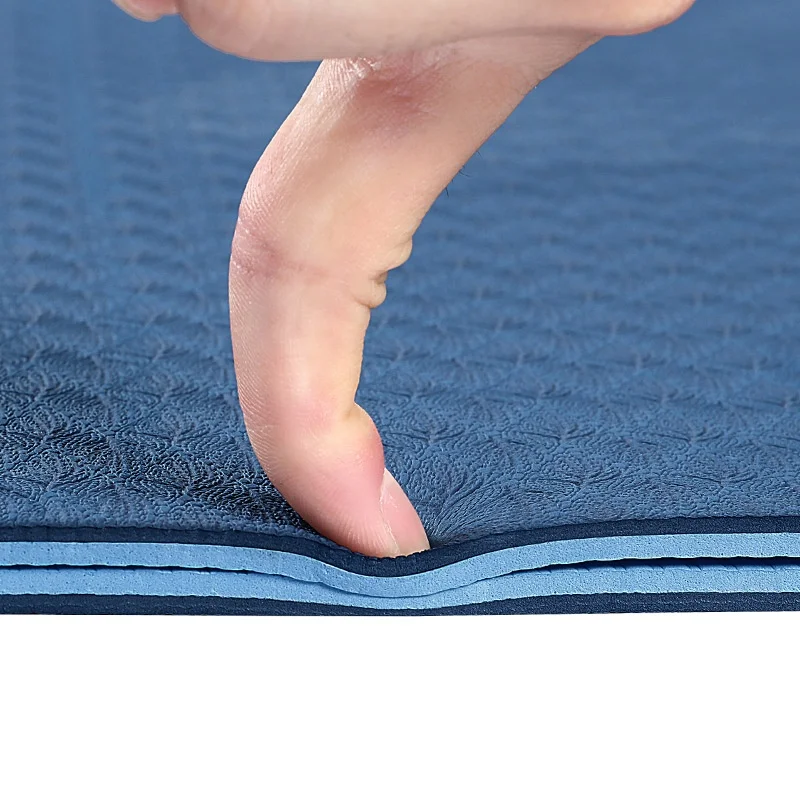 Easy to Operate Indoor Sports Mat Yoga Eco Friendly TPE Yoga Mat Set for Body Building