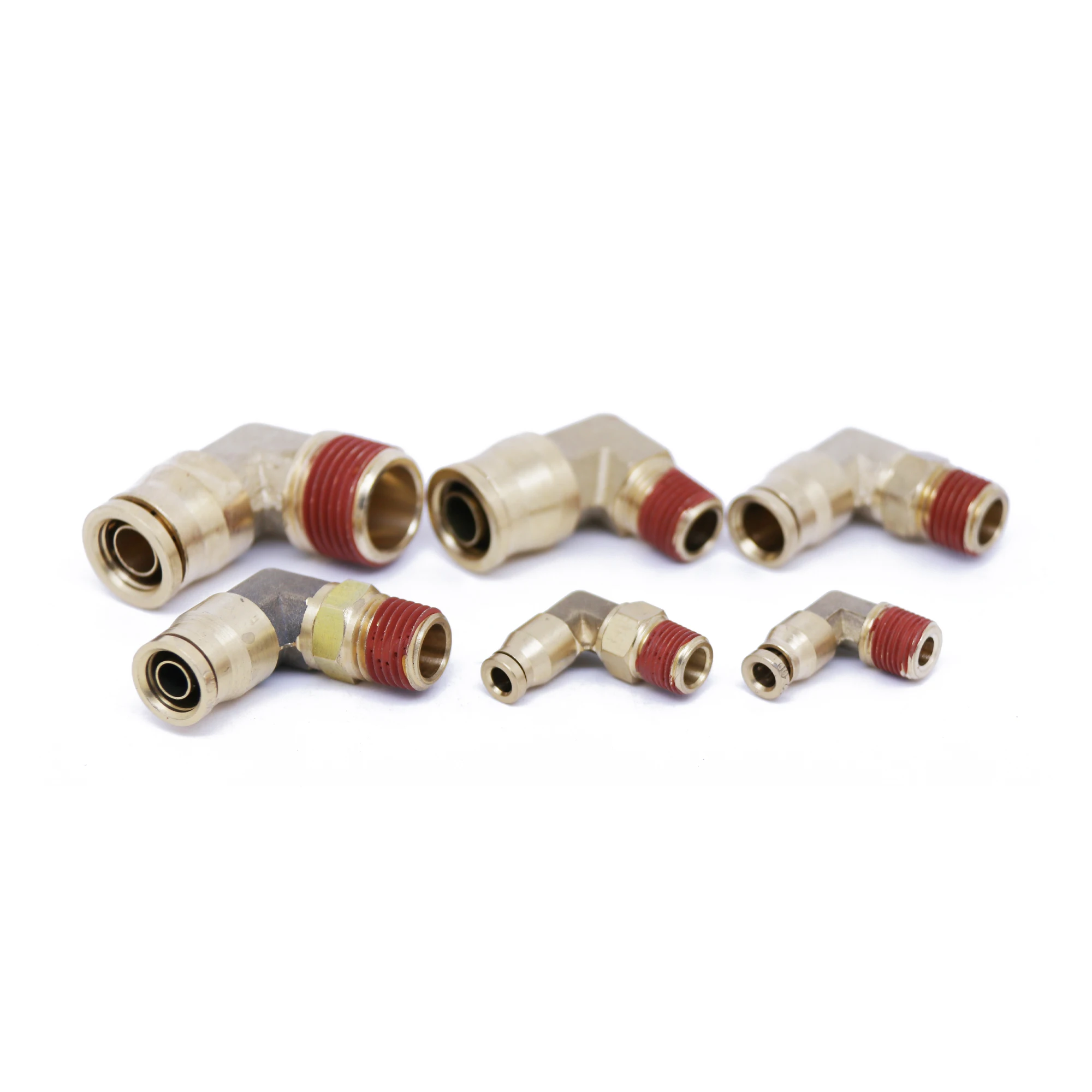 Key Forward Quick Connector Pneumatic Right Angle Quick Connector Right Angle Connector Pneumatic Parts Brass Air Fittings