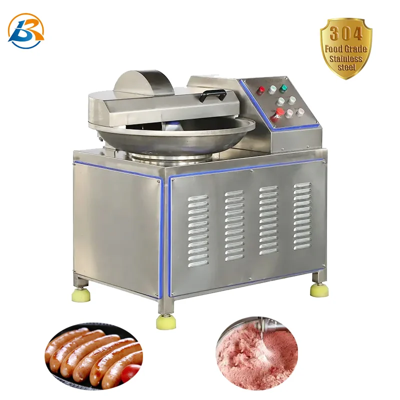 20L 40L 125L 60Kg Capacity Commercial Industry Sausage Chopper Machine Food Cut Chop Meat Bowl Cutter