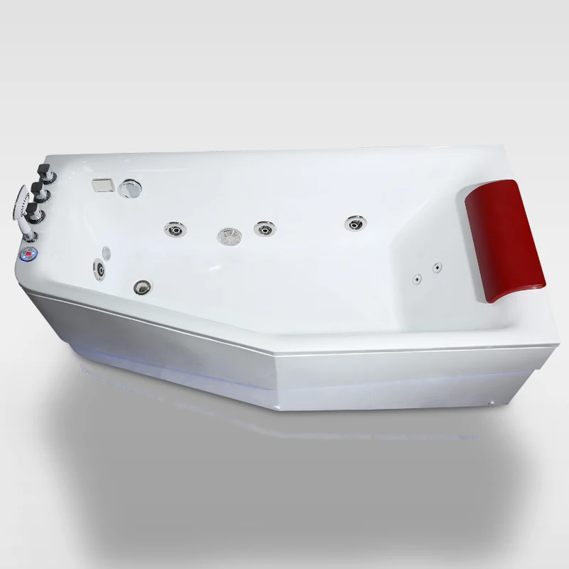 Luxury new design rectangle acrylic bathtub wholesale hot tubs