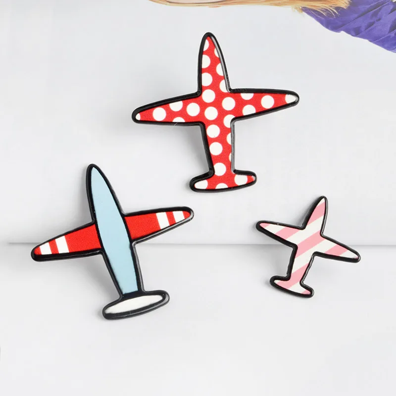 
Painting Enamel Glaze Zinc Alloy Lapel Pin Air Plane Party Favors Custom Badge customized Pin Button Badges Emblem 