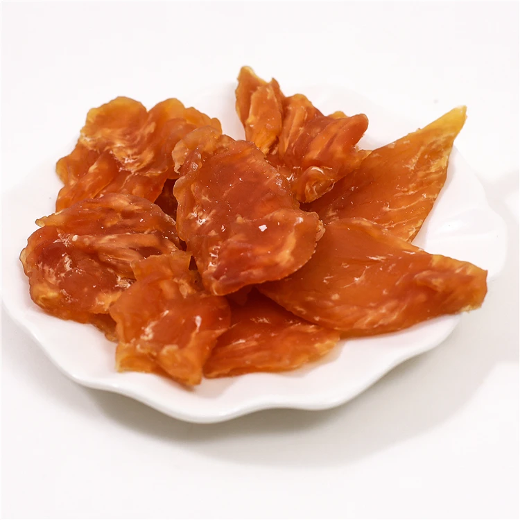 hot sale OEM pet dog snacks treats chew food drying beef jerky fresh meat teeth care