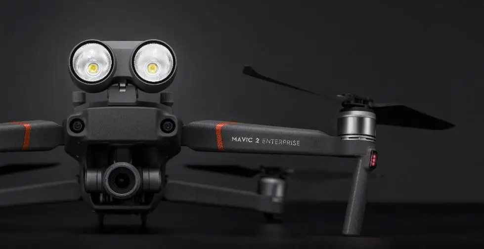 DJI Mavic 2 ENTERPRISE DUAL / Mavic 2 ENTERPRISE Drone with M2E Spotlight and M2E Speaker and M2E Beacon RC Quadcopter