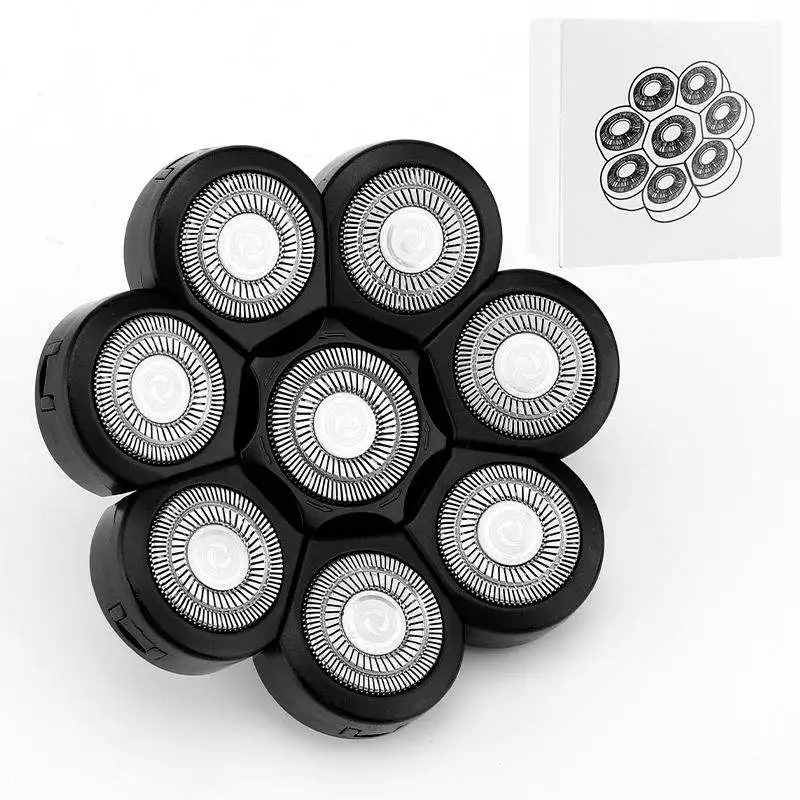 Lanumi Universal Shaver Blade Spare Part Beard Shaver Blade Reciprocating Shaver Blade Razor Head Stainless Steel 5D 6D 7D 8D 9D