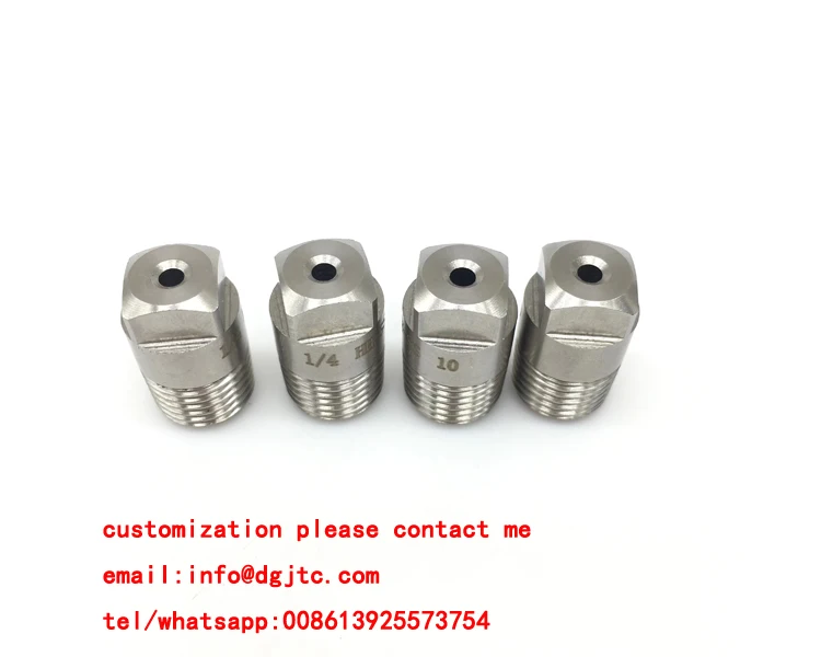 Полностью конусные насадки для полива NPT 1/4 дюйма из нержавеющей стали