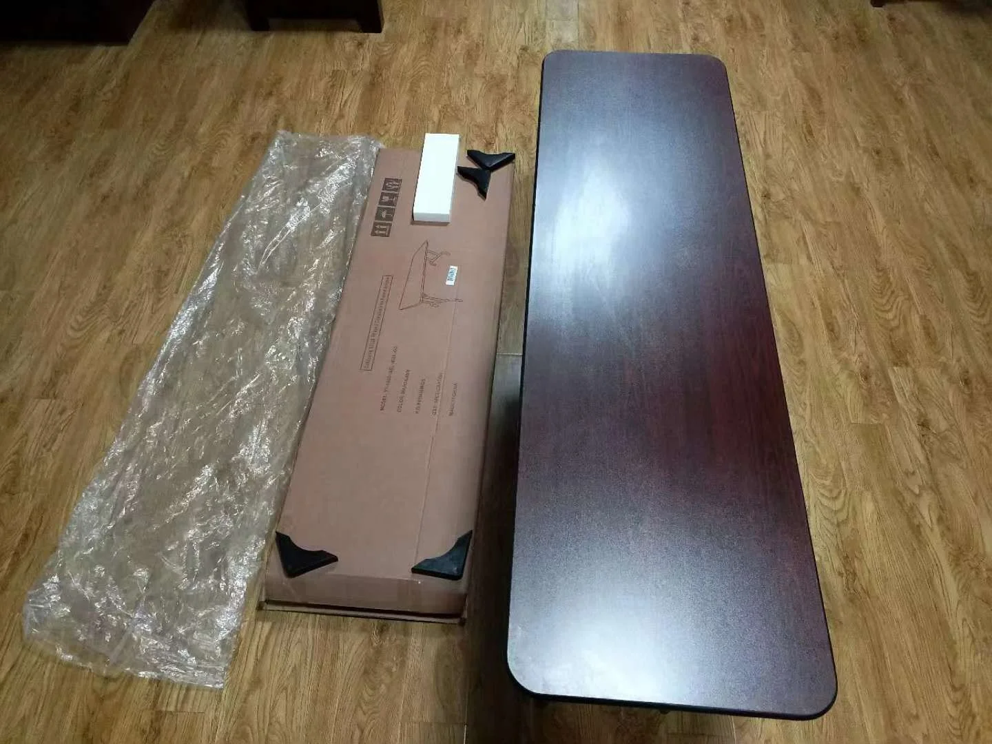 6 foot Flash Furniture Floyd 6-Foot High Pressure Mahogany Laminate Folding Training Table Wholesale