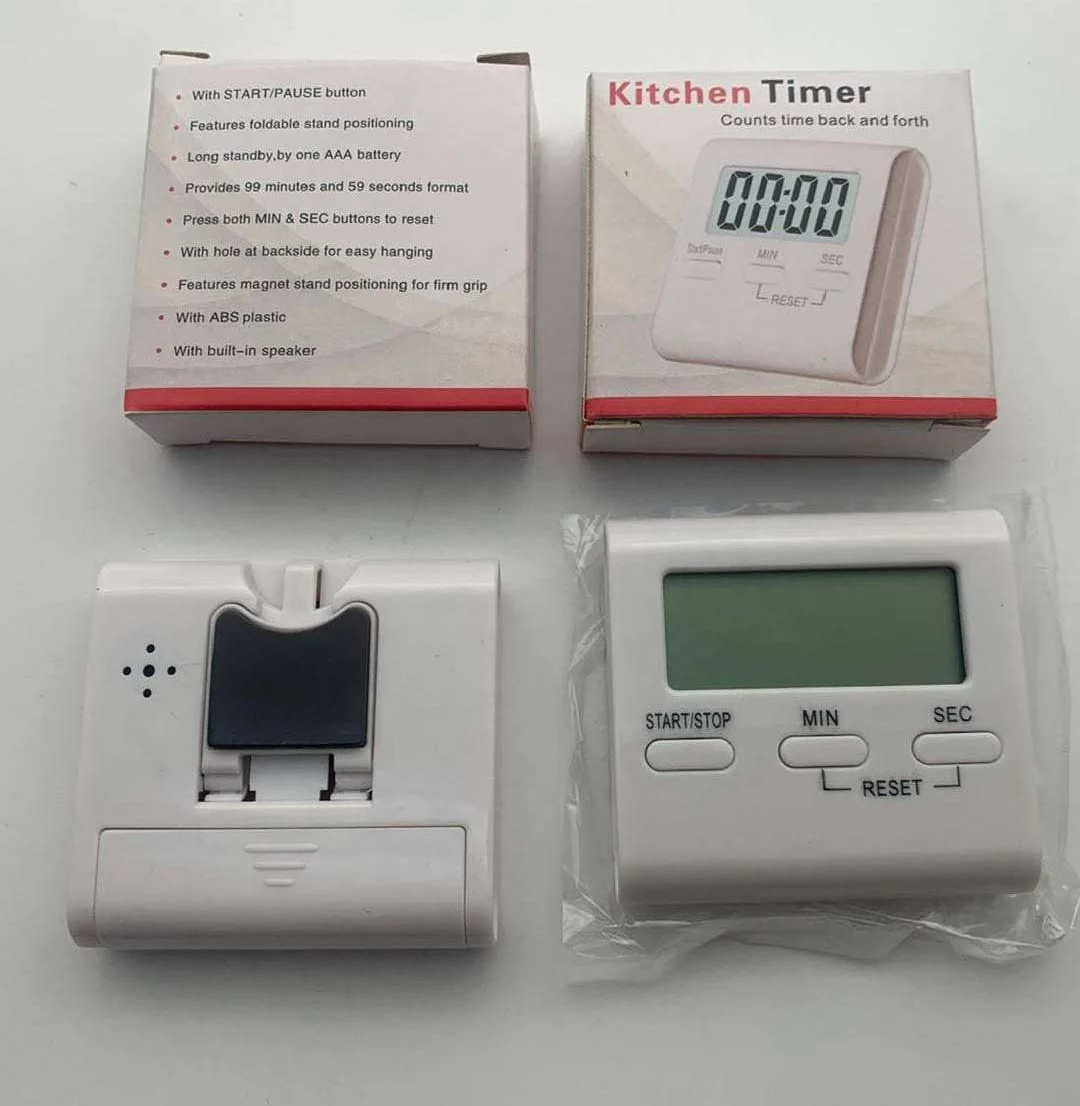 wholesale countdown timer kitchen timer reminder convenient electronic timer stopwatch