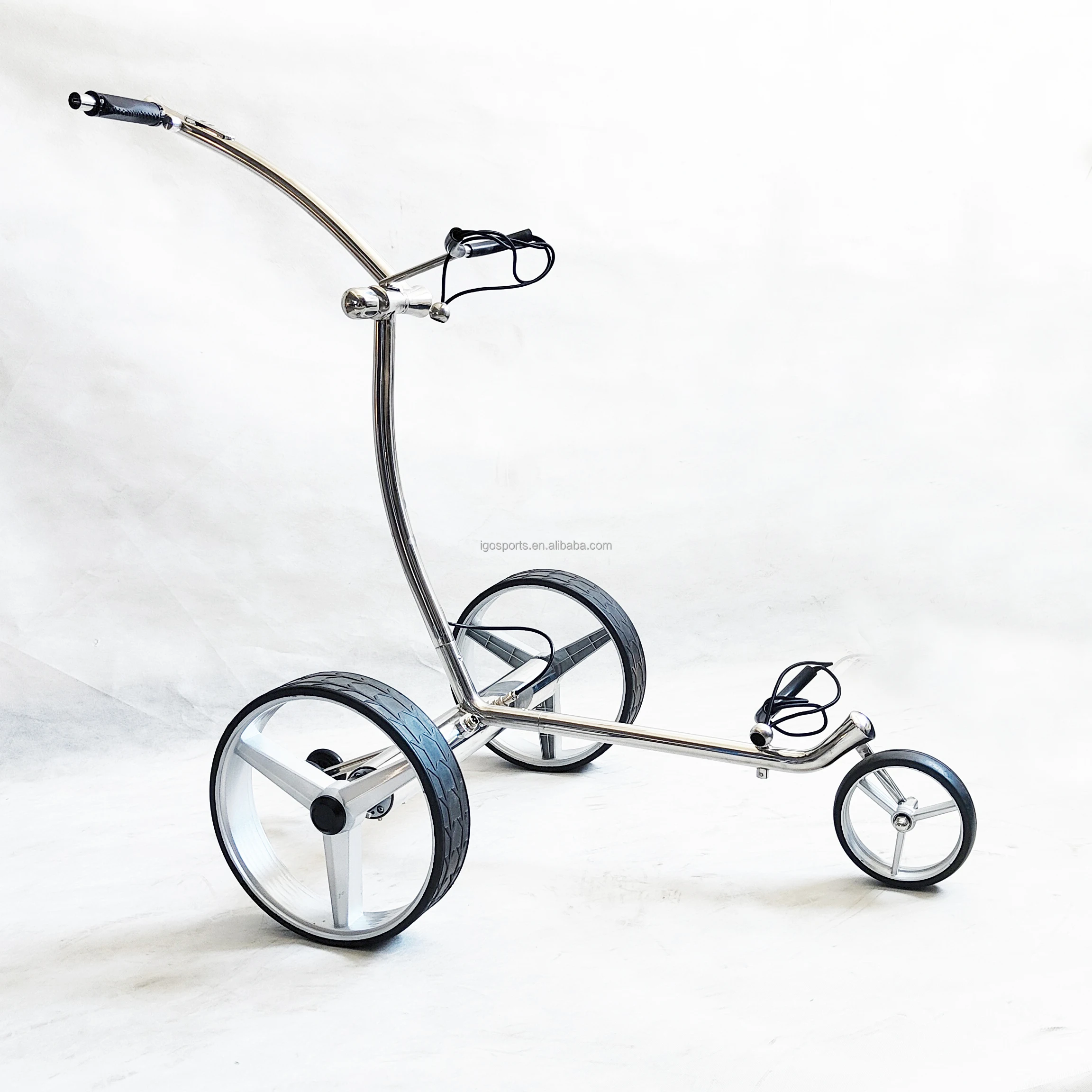 hot sale stewart q follow electric caddie golf cart folding lightweight electric trolley