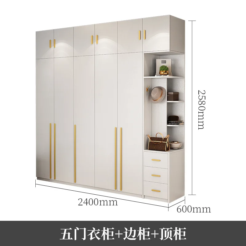 ULT-YJ-90  Modern  bedroom wardrobe designs  luxury  apartment cabinet rental room storage customized wardrobes