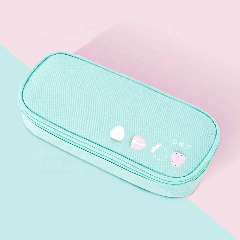 Large-capacity Pencil Case With Handle Creative And Multifunctional Double-layer Cute School Pencil Case For Girls