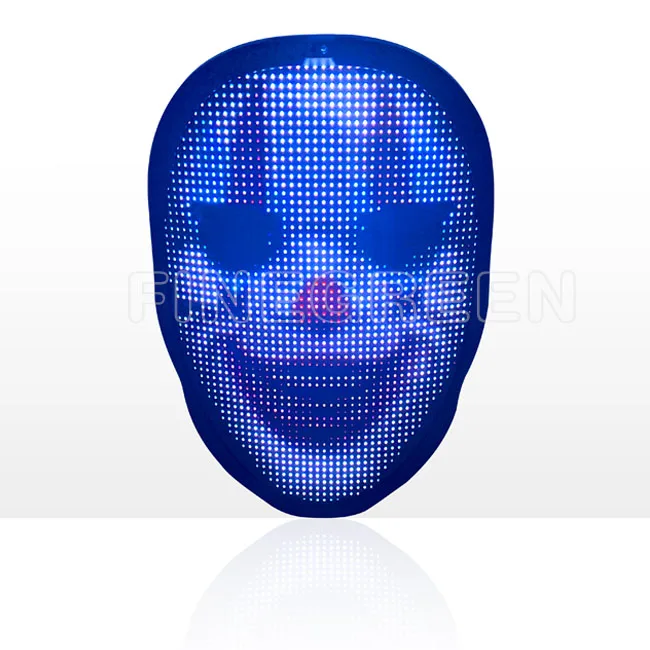  Приложение для мобильного телефона светодиодная Bluetooth-маска программируемая маска сообщений Хэллоуина вечеринки
