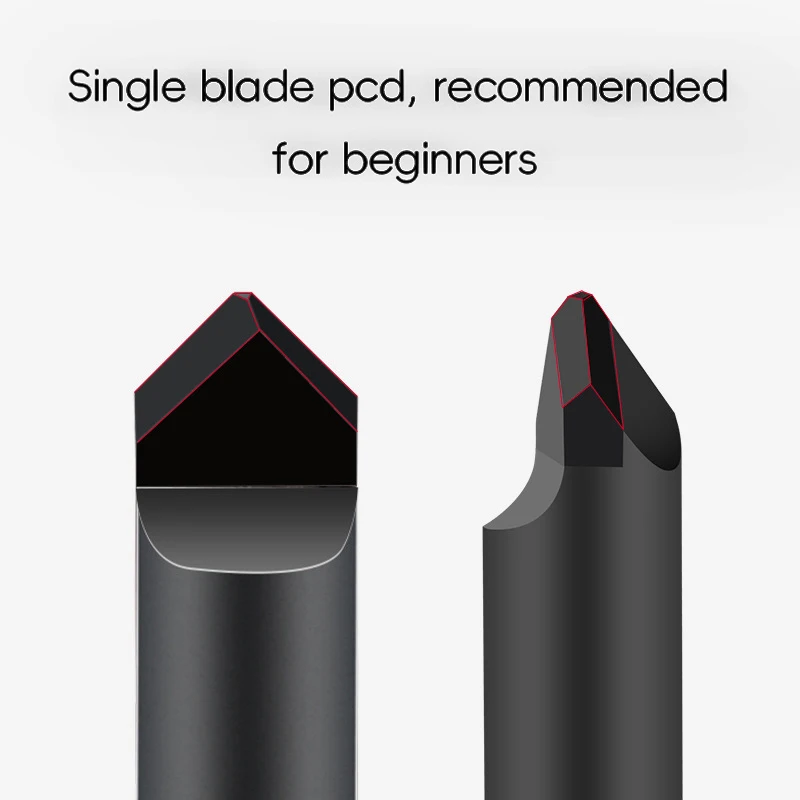 Diamond 70/90/120 degree PCD engraving cutting head 0.2mm stone marble milling tool