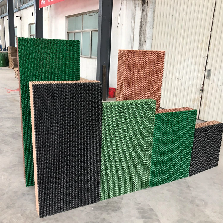 Factory Manufacturer Cheap Poultry Greenhouse Industrial Color Paper Evaporative Honeycomb Cooling Pad Price